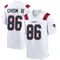 Efton Chism III Youth Game White New England Patriots Jersey