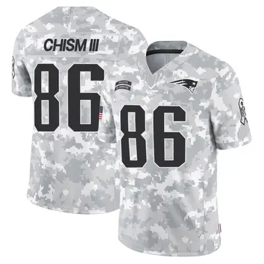 Efton Chism III Youth Limited Arctic Camo New England Patriots 2024 Salute to Service Jersey