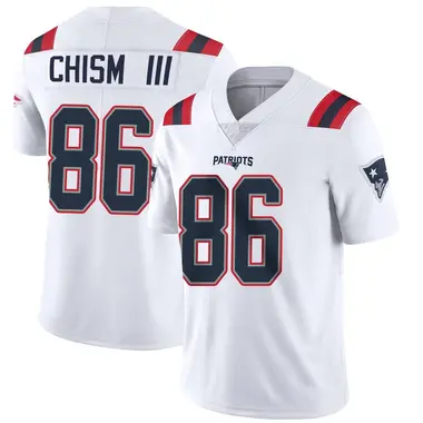 Efton Chism III Youth Limited White New England Patriots Vapor Untouchable Jersey