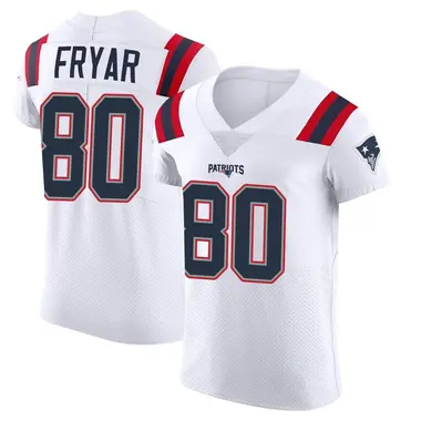 Irving Fryar Men's Elite White New England Patriots Vapor Untouchable Jersey
