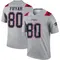 Irving Fryar Men's Legend Gray New England Patriots Inverted Jersey