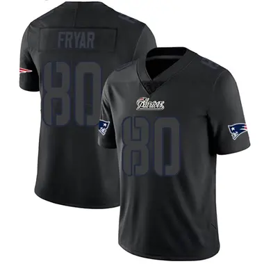 Irving Fryar Men's Limited Black Impact New England Patriots Jersey