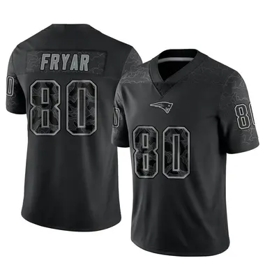 Irving Fryar Men's Limited Black New England Patriots Reflective Jersey