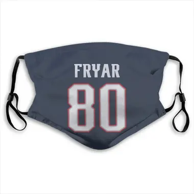 Irving Fryar Name & Number Navy New England Patriots Face Mask