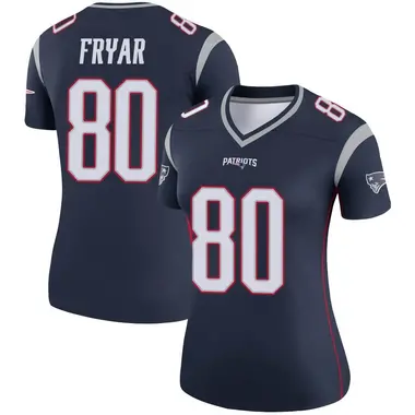 Irving Fryar Women's Legend Navy New England Patriots Jersey