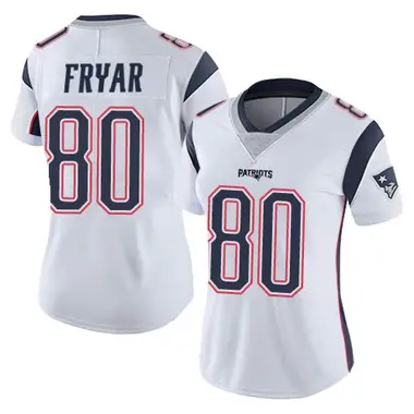 Irving Fryar Women's Limited White New England Patriots Vapor Untouchable Jersey