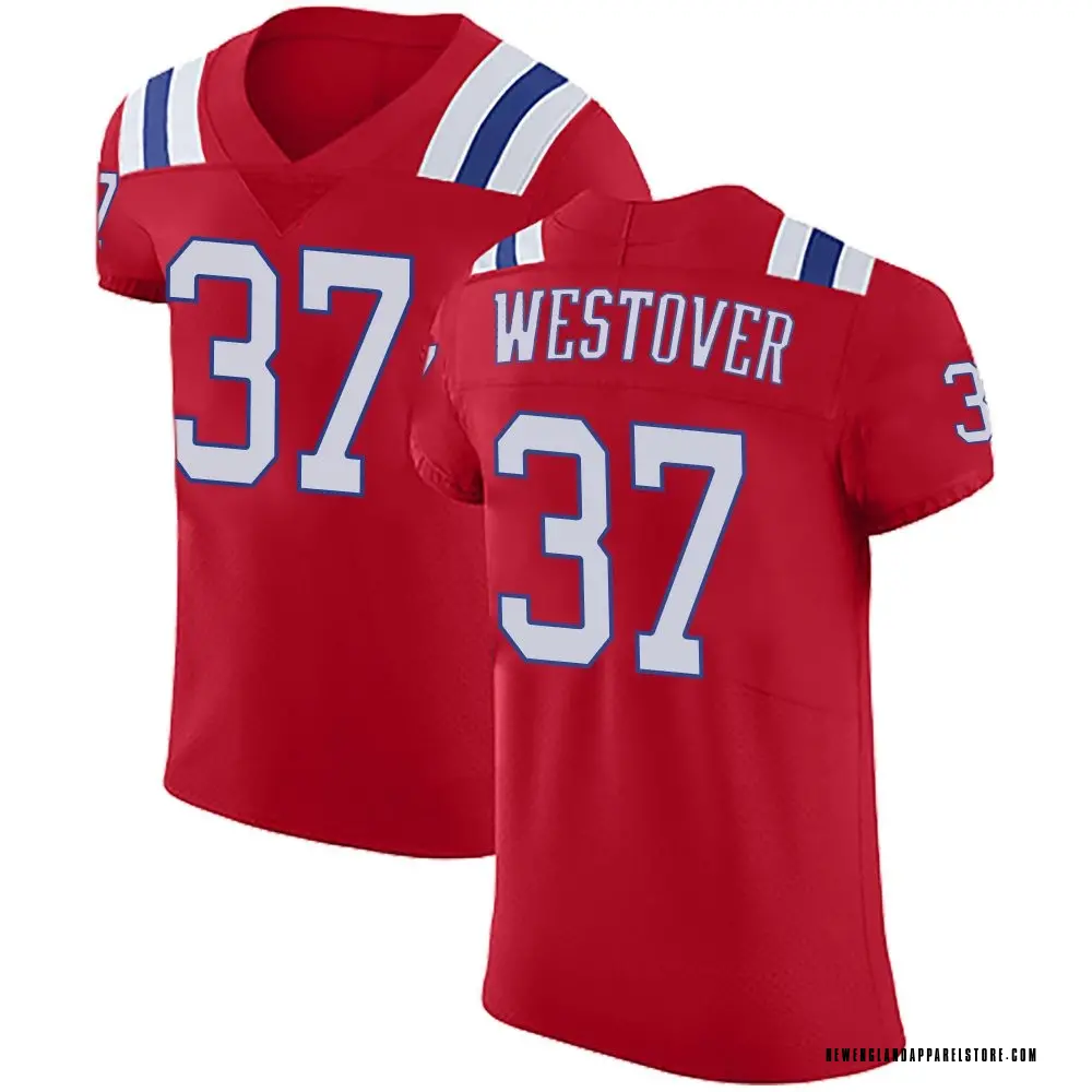 Jack Westover Men's Elite Red New England Patriots Vapor Untouchable Alternate Jersey