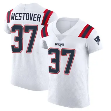 Jack Westover Men's Elite White New England Patriots Vapor Untouchable Jersey