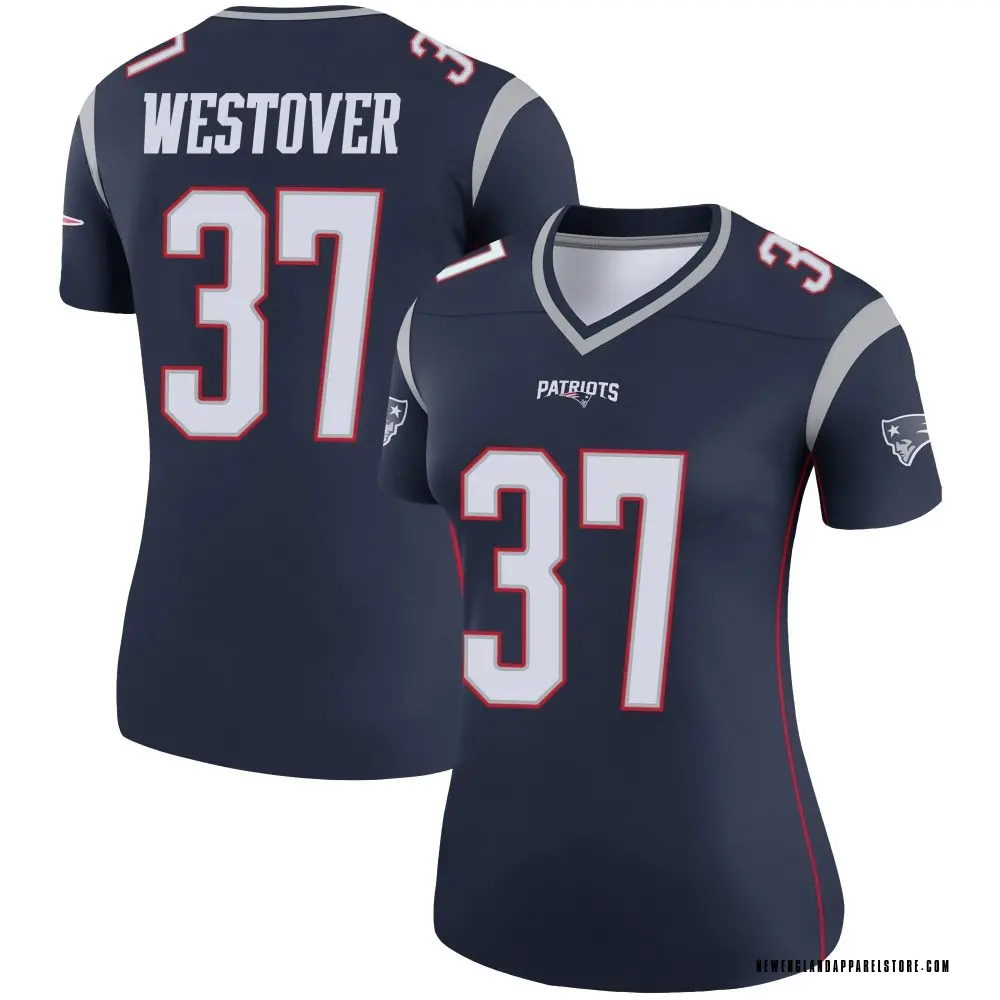 Jack Westover Women's Legend Navy New England Patriots Jersey
