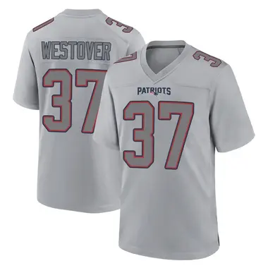 Jack Westover Youth Game New England Patriots Silver Atmosphere Fashion Jersey