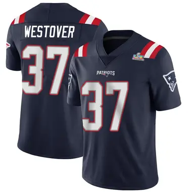 Jack Westover Youth Limited Navy New England Patriots Team Color Vapor Untouchable Super Bowl LX Patch Jersey