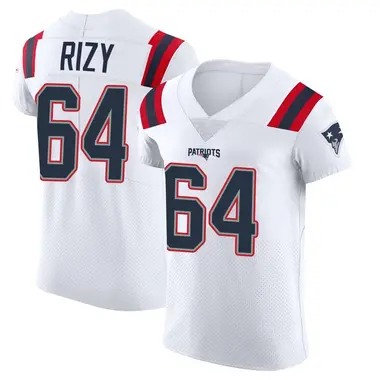 Jacob Rizy Men's Elite White New England Patriots Vapor Untouchable Jersey
