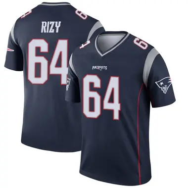 Jacob Rizy Men's Legend Navy New England Patriots Jersey