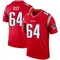 Jacob Rizy Men's Legend Red New England Patriots Inverted Jersey