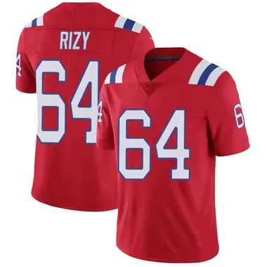 Jacob Rizy Men's Limited Red New England Patriots Vapor Untouchable Alternate Jersey