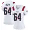 Jacob Rizy Women's Game White New England Patriots Jersey