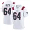 Jacob Rizy Youth Game White New England Patriots Jersey