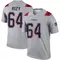 Jacob Rizy Youth Legend Gray New England Patriots Inverted Jersey