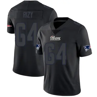 Jacob Rizy Youth Limited Black Impact New England Patriots Jersey