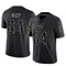 Jacob Rizy Youth Limited Black New England Patriots Reflective Jersey