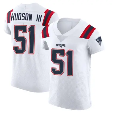 James Hudson III Men's Elite White New England Patriots Vapor Untouchable Jersey