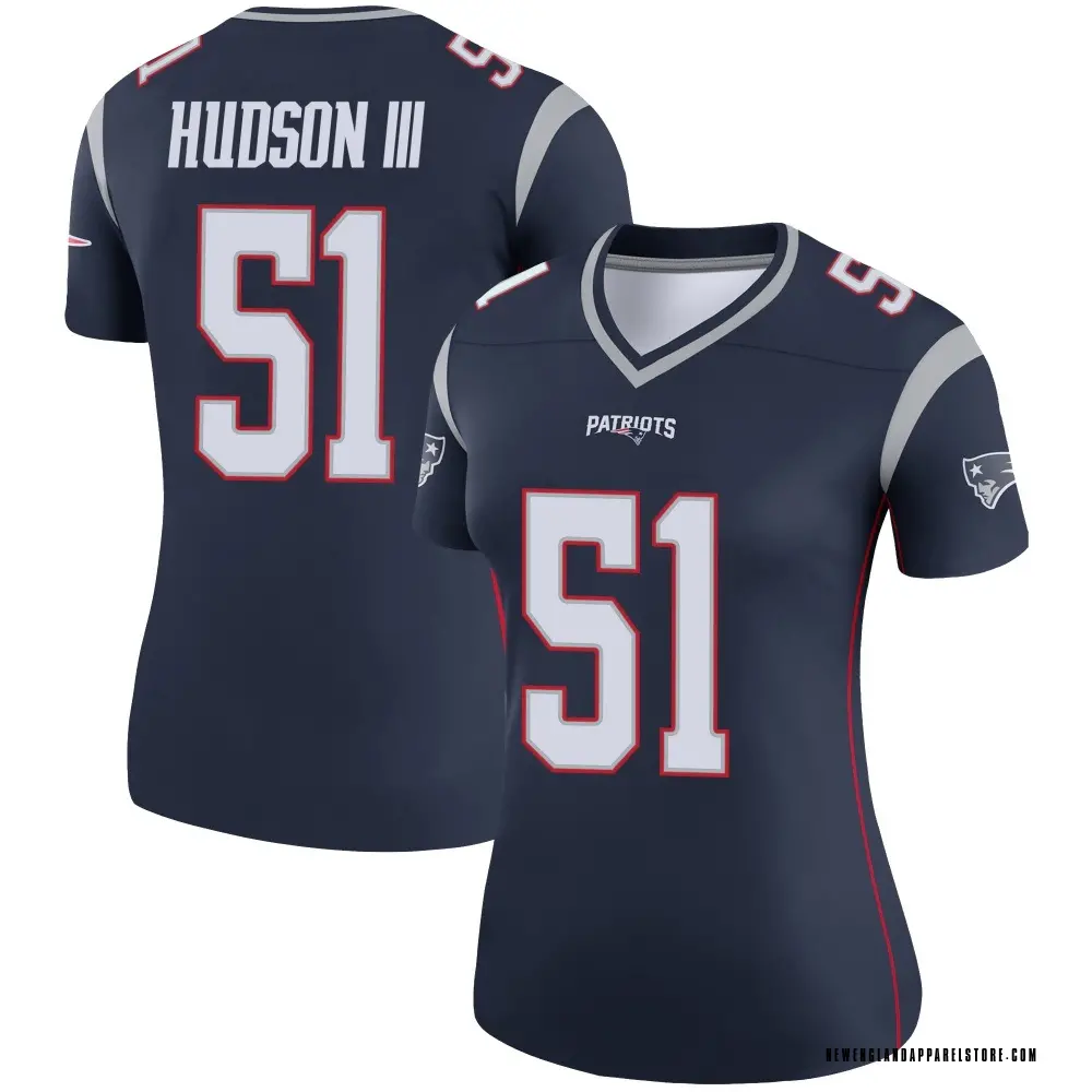 James Hudson III Women's Legend Navy New England Patriots Jersey