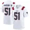 James Hudson III Youth Game White New England Patriots Jersey