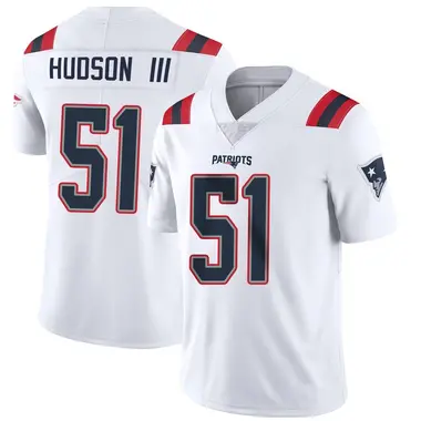 James Hudson III Youth Limited White New England Patriots Vapor Untouchable Jersey