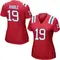 Jimmy Kibble Women's Game Red New England Patriots Alternate Jersey