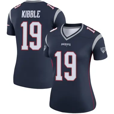Jimmy Kibble Women's Legend Navy New England Patriots Jersey