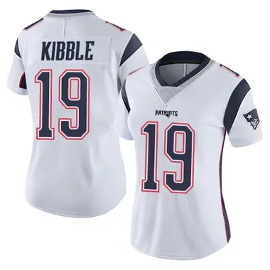 Jimmy Kibble Women's Limited White New England Patriots Vapor Untouchable Jersey