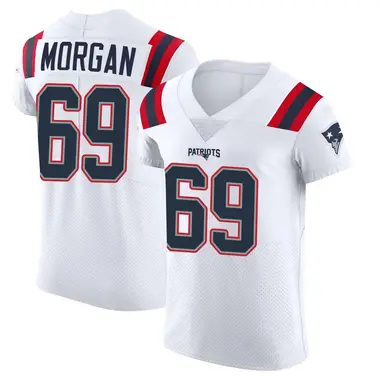 JonDarius Morgan Men's Elite White New England Patriots Vapor Untouchable Jersey