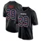 Jordan Polk Men's Game Black New England Patriots Carbon Fashion Jersey
