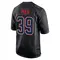 Jordan Polk Men's Game Black New England Patriots Carbon Fashion Jersey