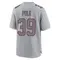 Jordan Polk Men's Game New England Patriots Silver Atmosphere Fashion Jersey