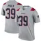 Jordan Polk Men's Legend Gray New England Patriots Inverted Jersey