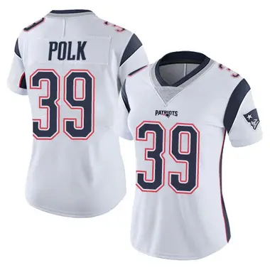 Jordan Polk Women's Limited White New England Patriots Vapor Untouchable Jersey