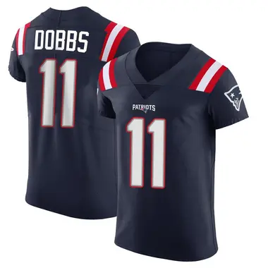 Joshua Dobbs Men's Elite Navy New England Patriots Team Color Vapor Untouchable Jersey