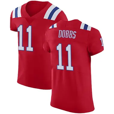 Joshua Dobbs Men's Elite Red New England Patriots Vapor Untouchable Alternate Jersey