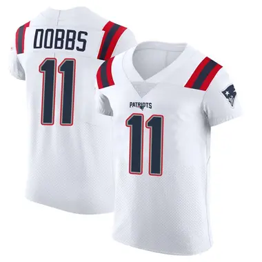 Joshua Dobbs Men's Elite White New England Patriots Vapor Untouchable Jersey