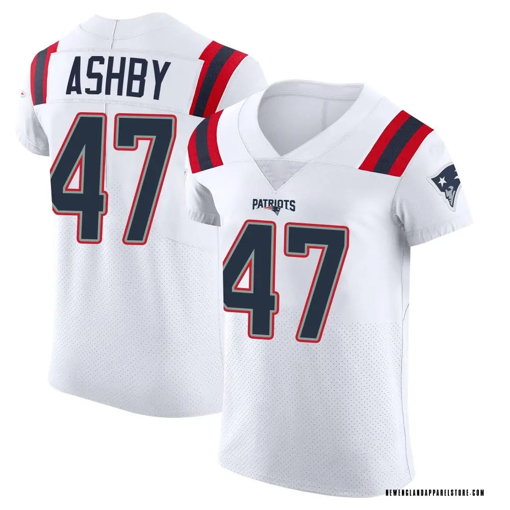 Julian Ashby Men's Elite White New England Patriots Vapor Untouchable Jersey