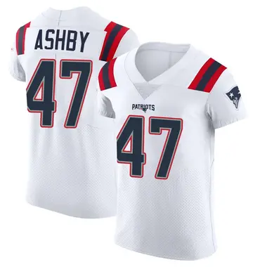 Julian Ashby Men's Elite White New England Patriots Vapor Untouchable Jersey