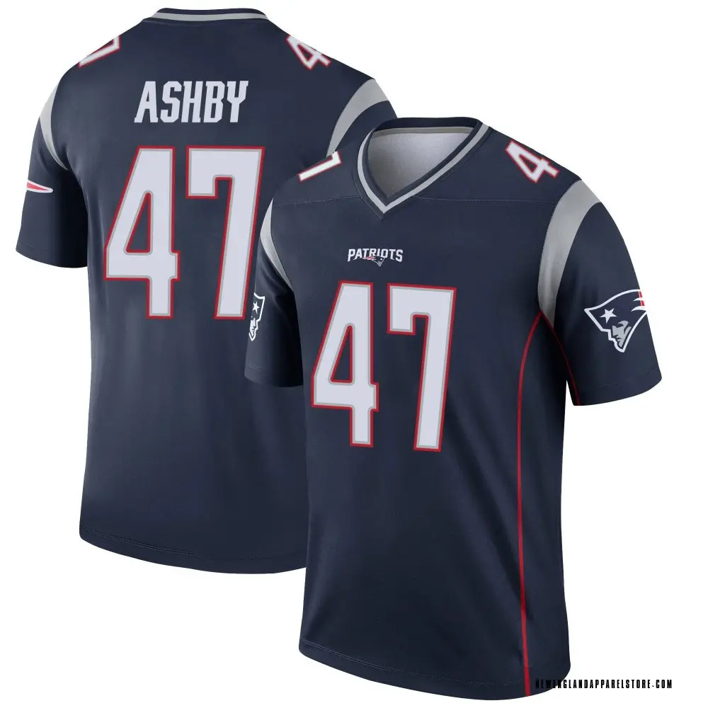 Julian Ashby Men's Legend Navy New England Patriots Jersey