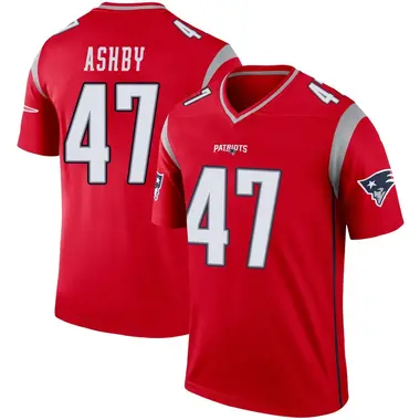 Julian Ashby Men's Legend Red New England Patriots Inverted Jersey