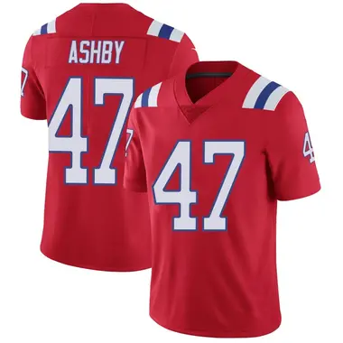 Julian Ashby Men's Limited Red New England Patriots Vapor Untouchable Alternate Jersey