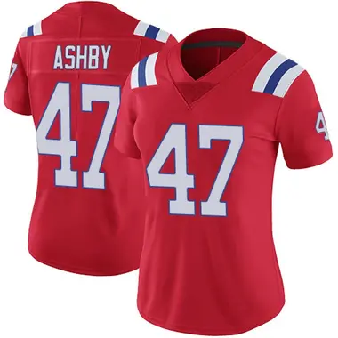 Julian Ashby Women's Limited Red New England Patriots Vapor Untouchable Alternate Jersey