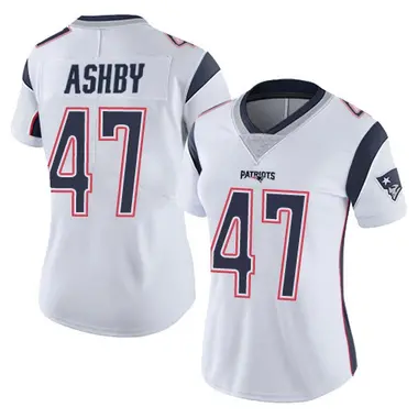 Julian Ashby Women's Limited White New England Patriots Vapor Untouchable Jersey