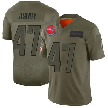 Julian Ashby Youth Limited Camo New England Patriots 2019 Salute to Service Jersey