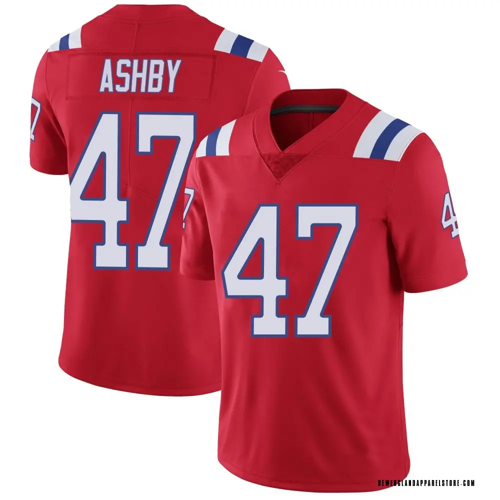 Julian Ashby Youth Limited Red New England Patriots Vapor Untouchable Alternate Jersey