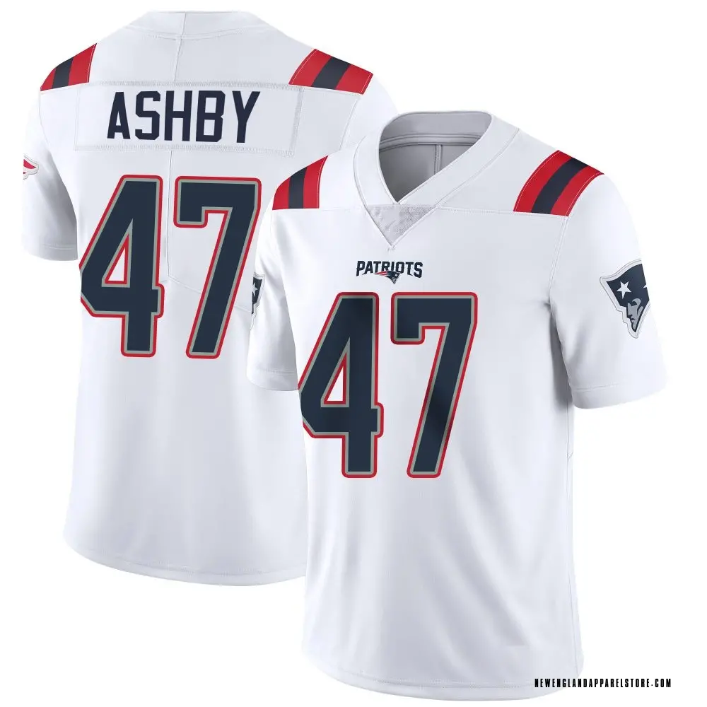 Julian Ashby Youth Limited White New England Patriots Vapor Untouchable Jersey